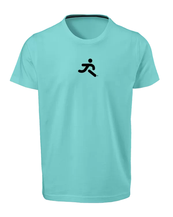 small running R runderful® logo on front of tshirt