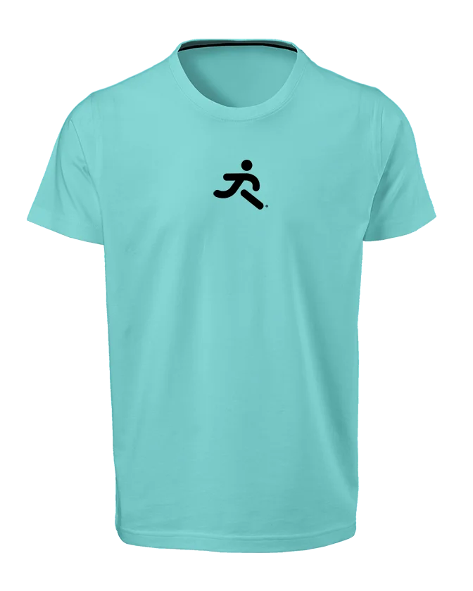 small running R runderful® logo on front of tshirt