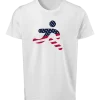 Mens Runderful® T Shirt American Flag 1 White Front mockup MASTER