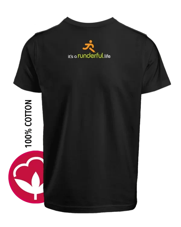 it's a runderful®.life design on back of t-shirt