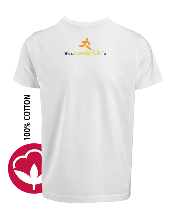 it's a runderful®.life design on back of t-shirt