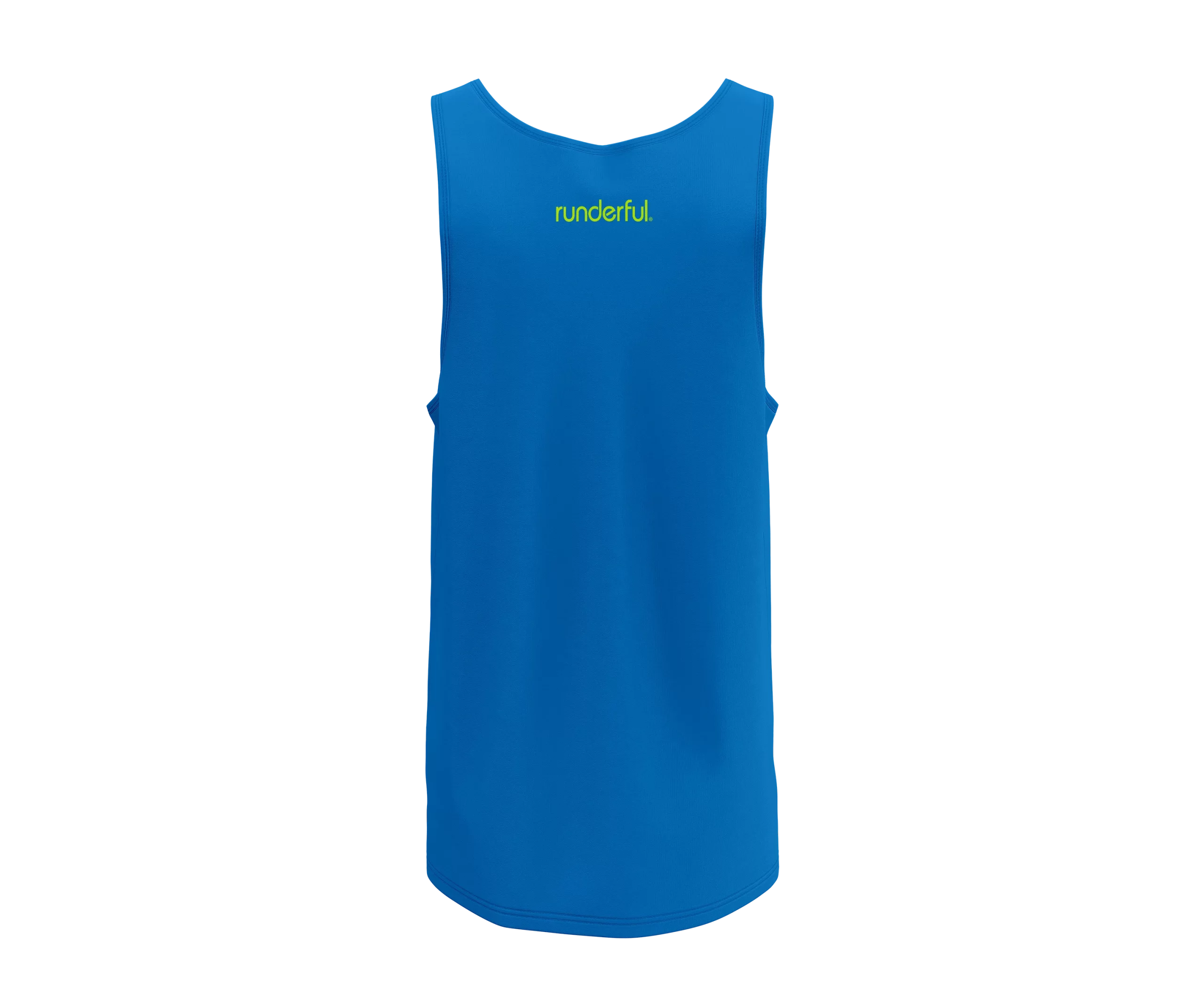 Runderful-Mens-Race-TankTop-Minimal Logo-Blue-Back