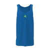 Runderful-Mens-Race-TankTop-Minimal Logo-Blue-Front
