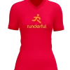 stacked runderful® logo on t-shirt