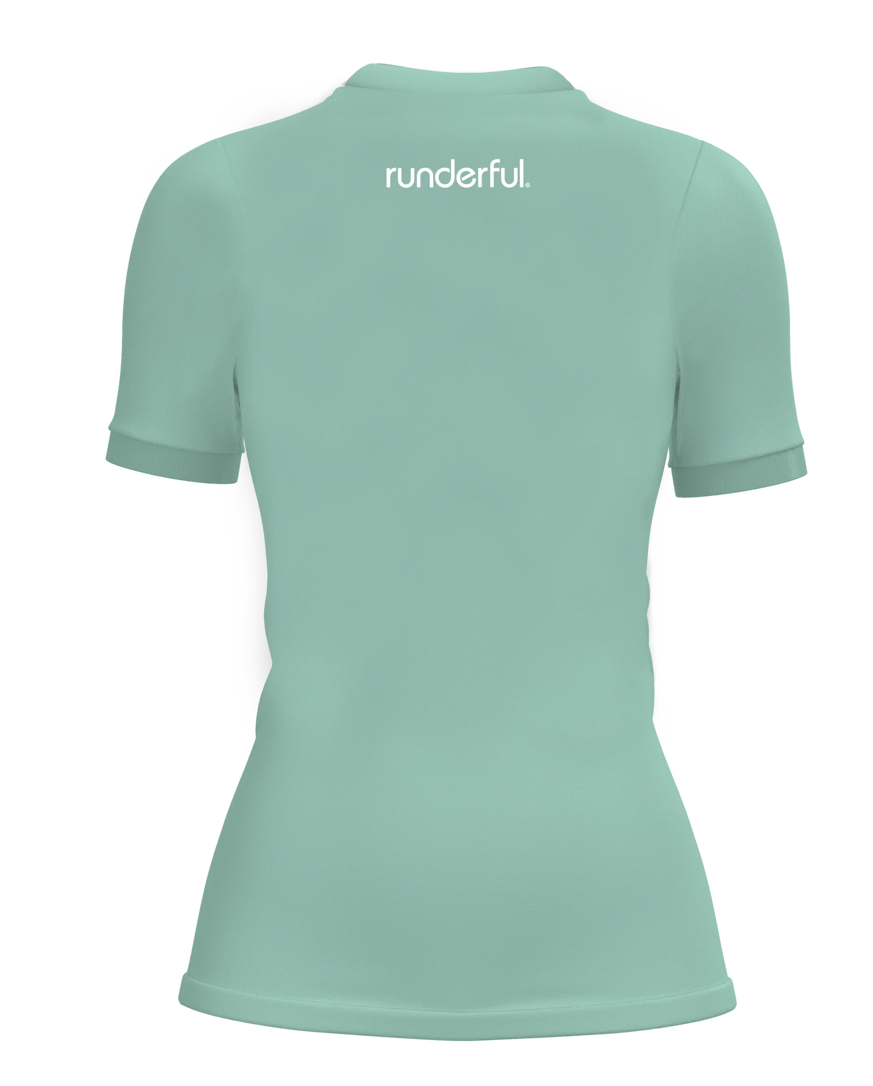 runderful logo on back of t-shirt