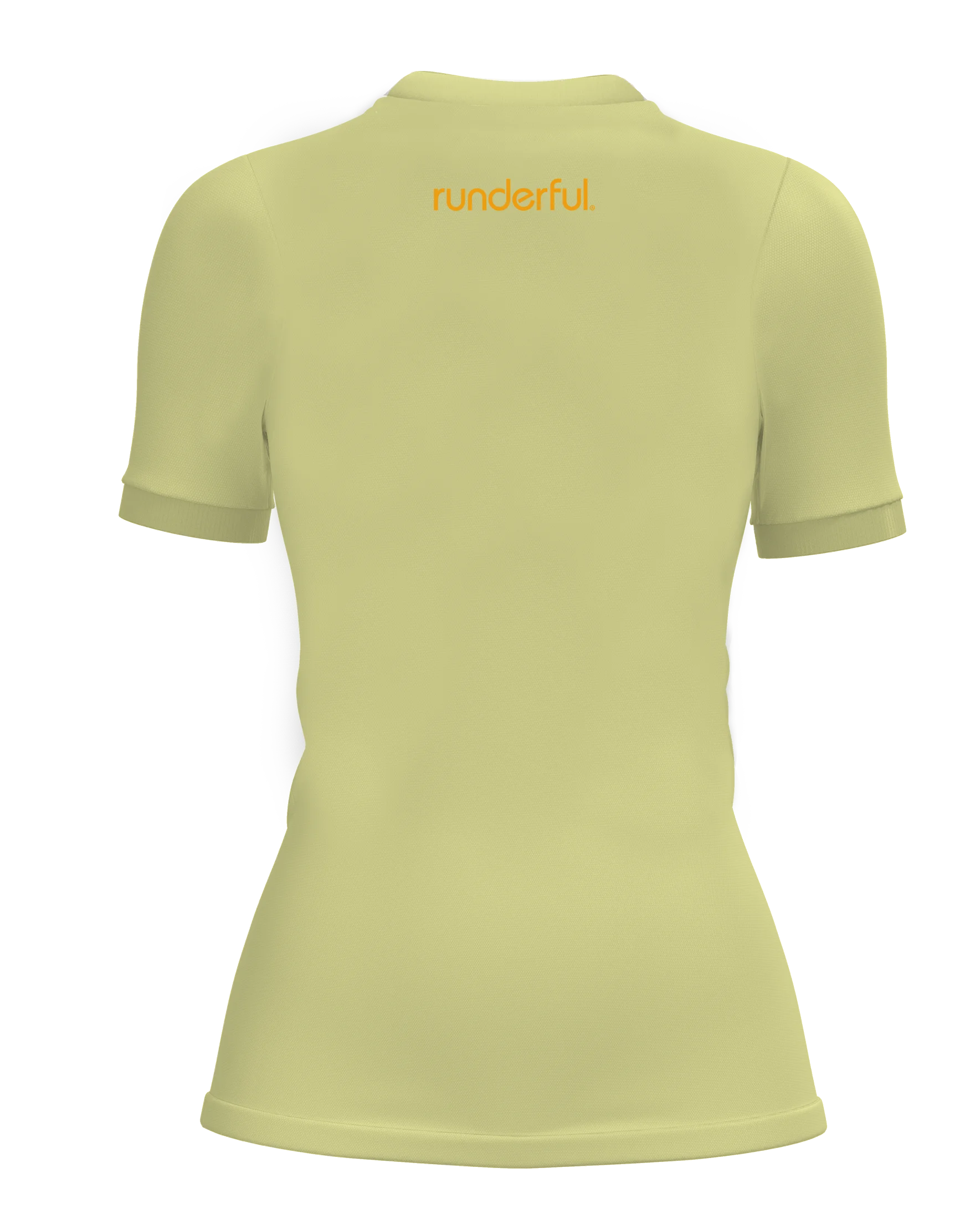 runderful logo on back of t-shirt