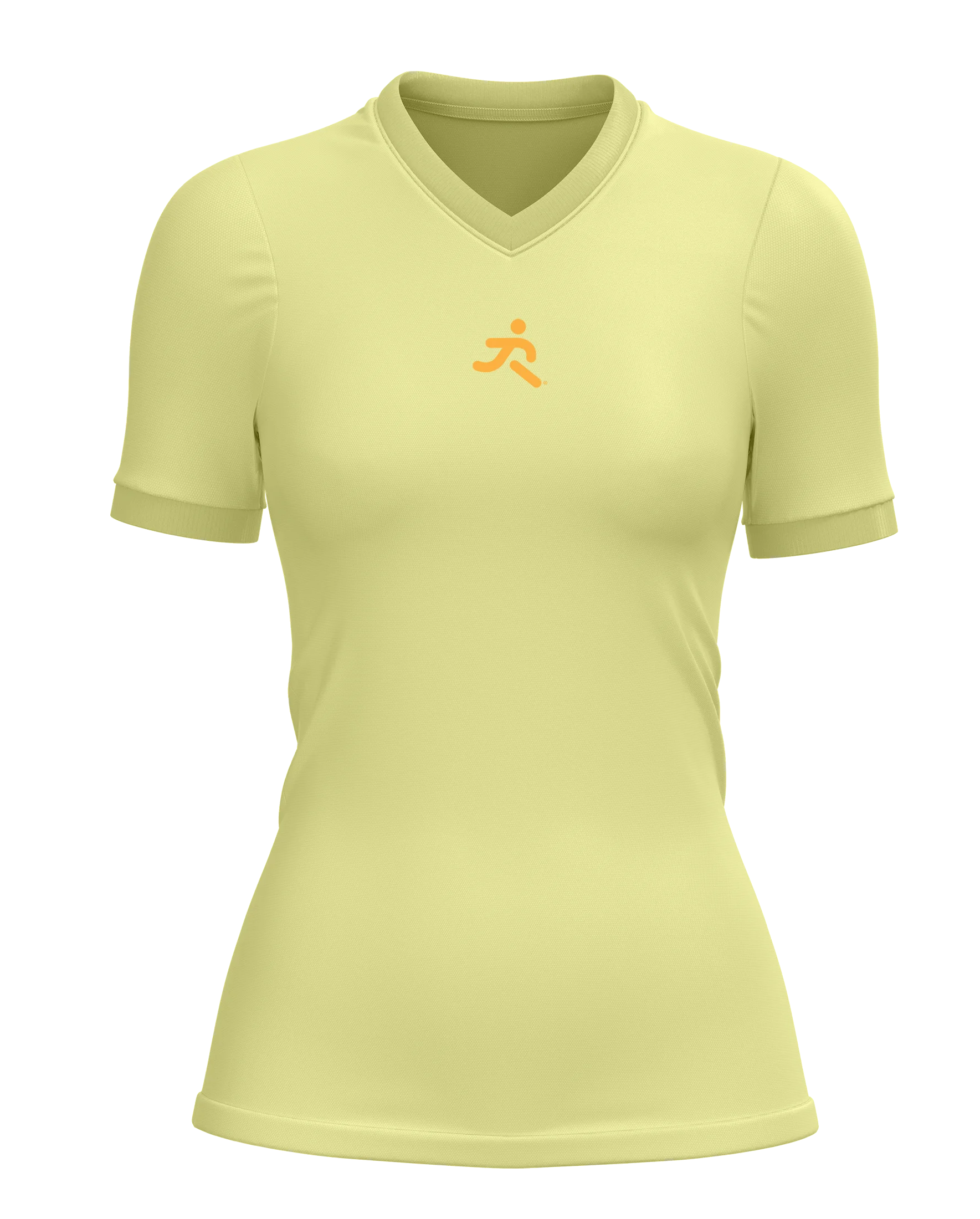 small running R runderful® logo on front of tshirt