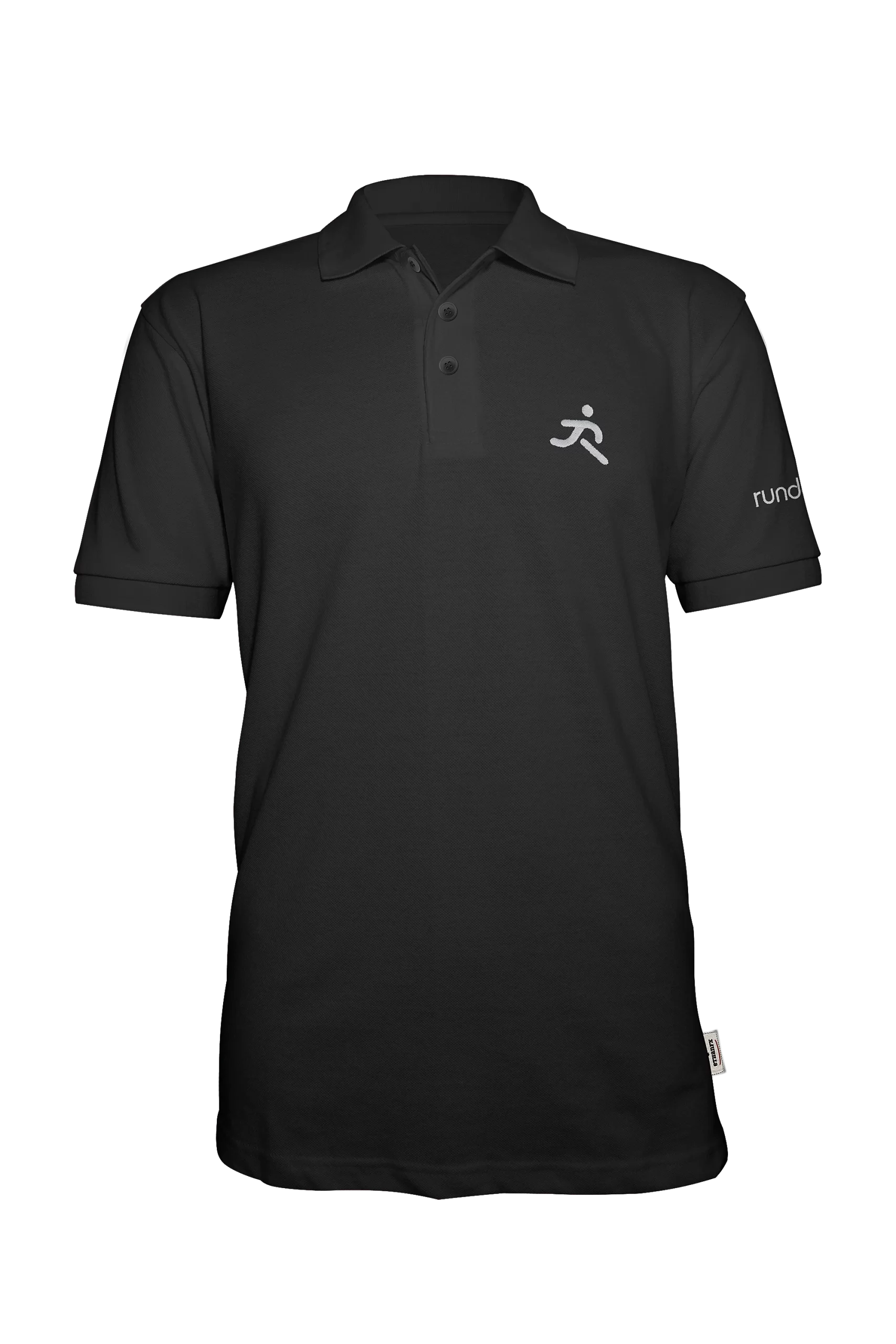 Runderful® brand embroidered logo polo shirt