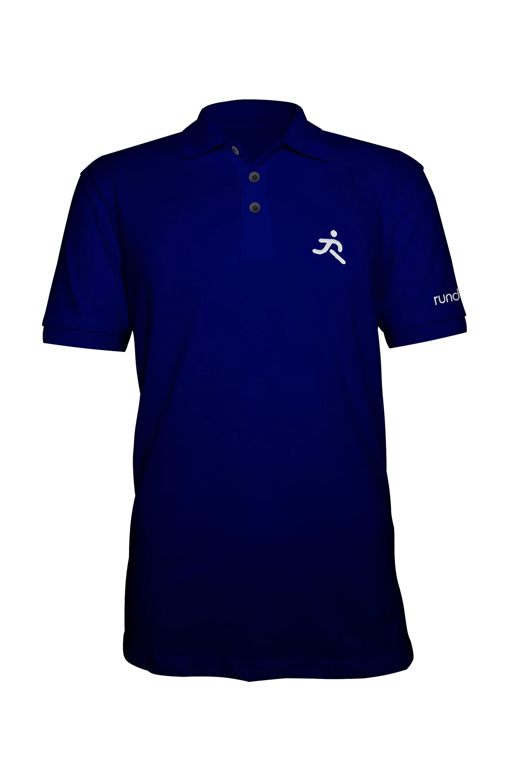 Runderful® brand embroidered logo polo shirt