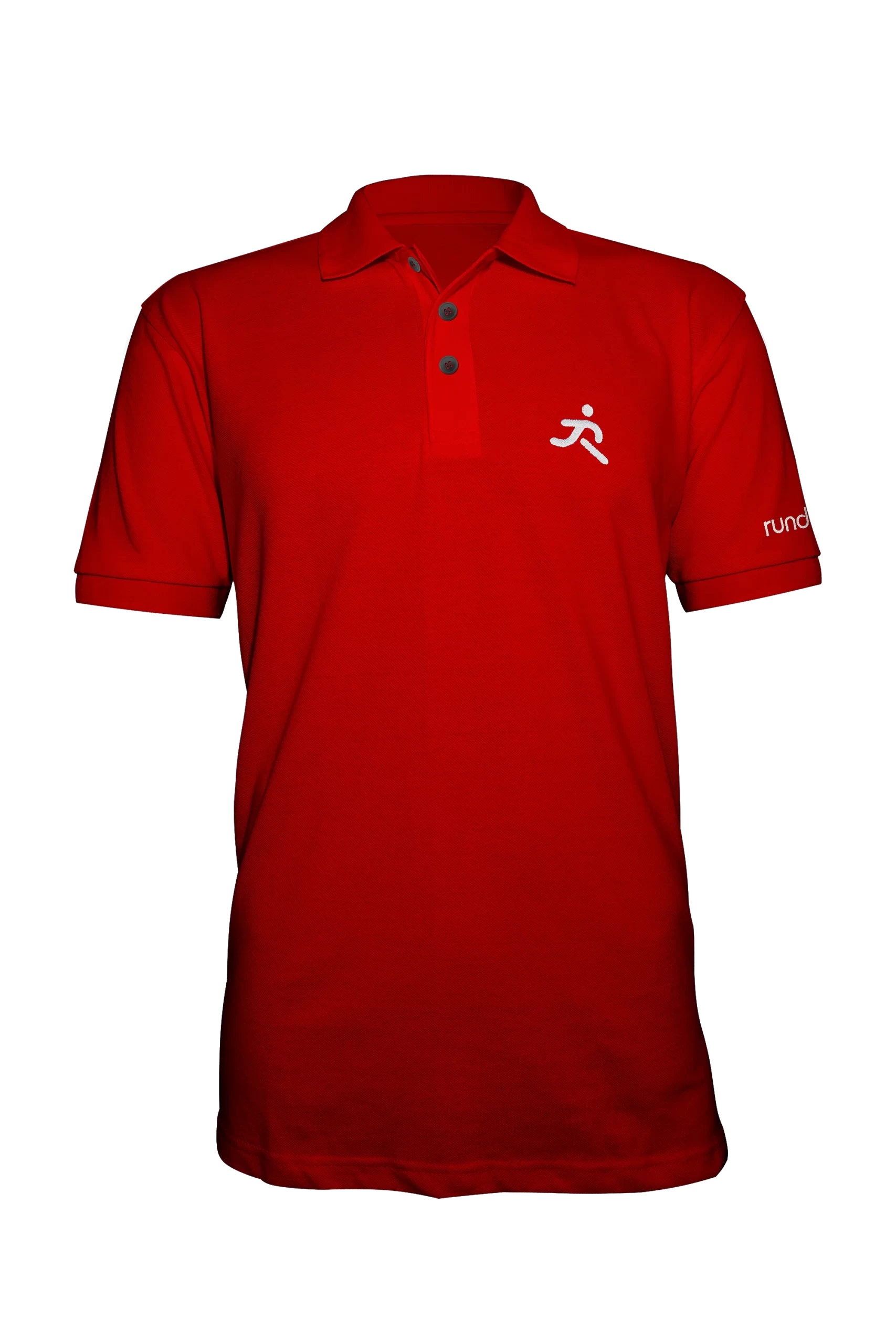 Runderful® brand embroidered logo polo shirt