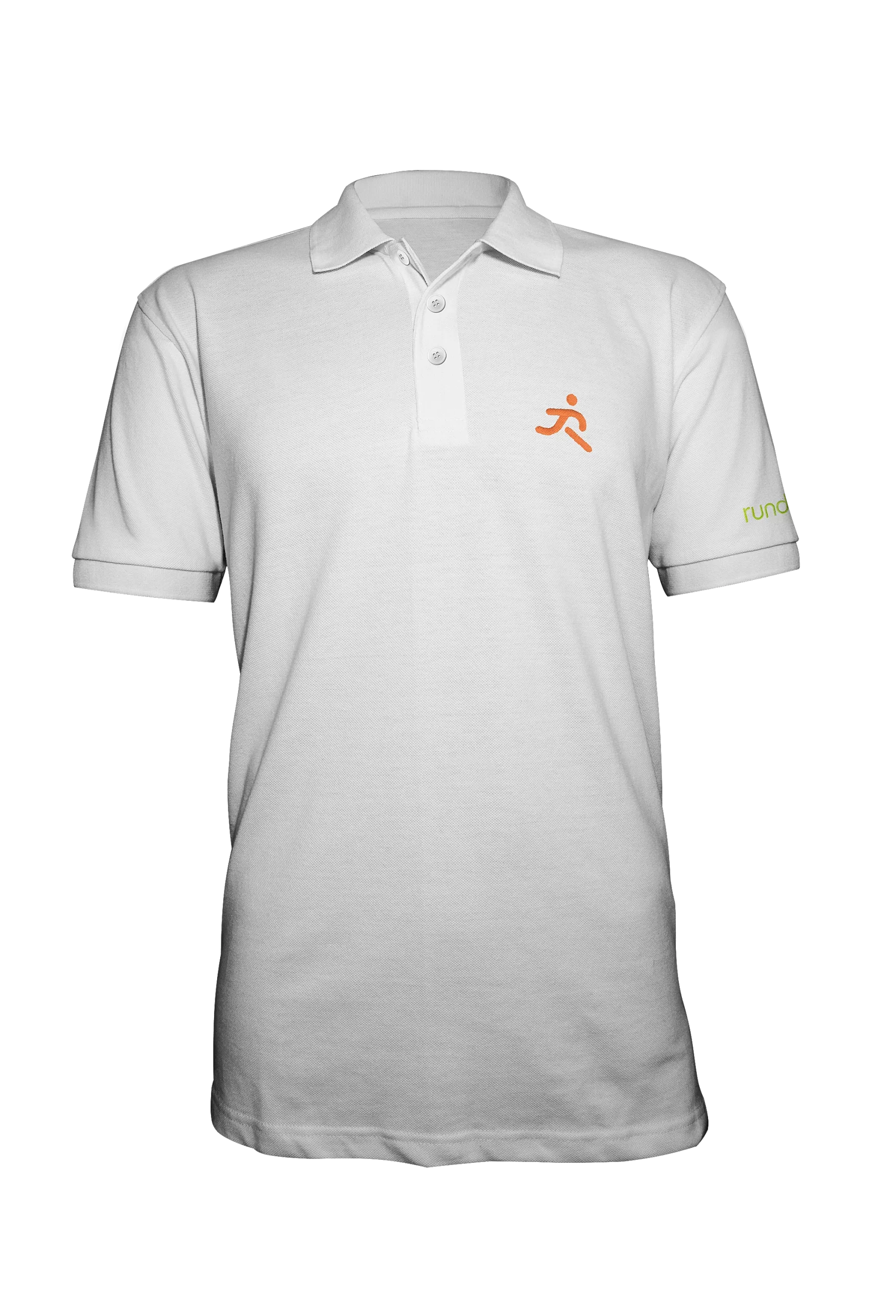 Runderful® brand embroidered logo polo shirt