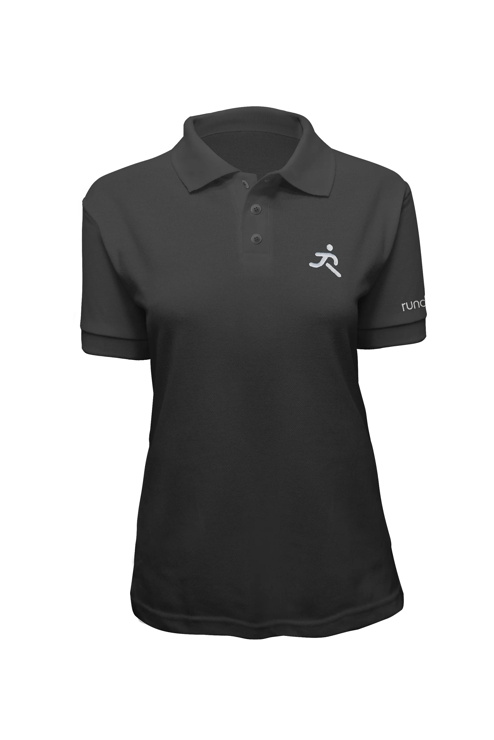 Runderful® brand embroidered logo polo shirt