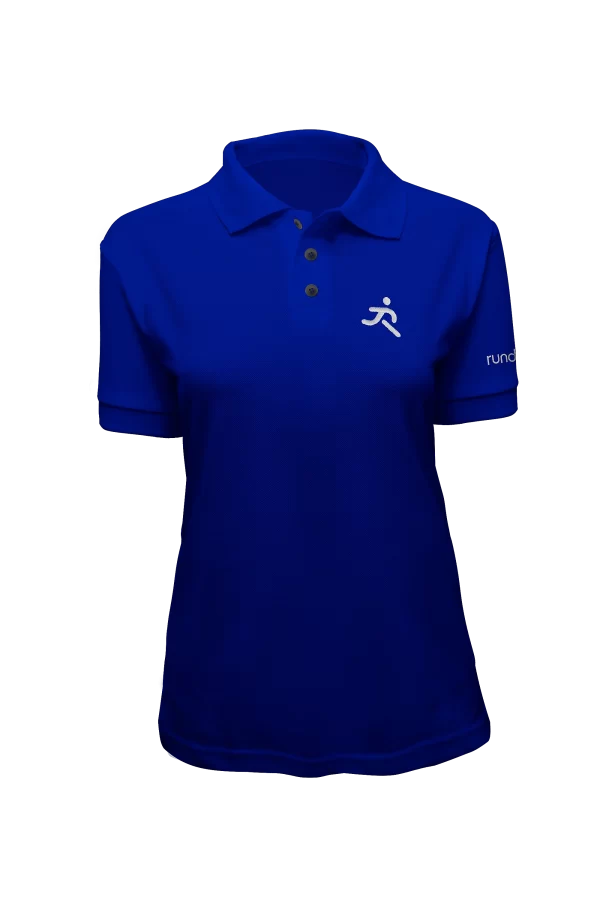Runderful® brand embroidered logo polo shirt