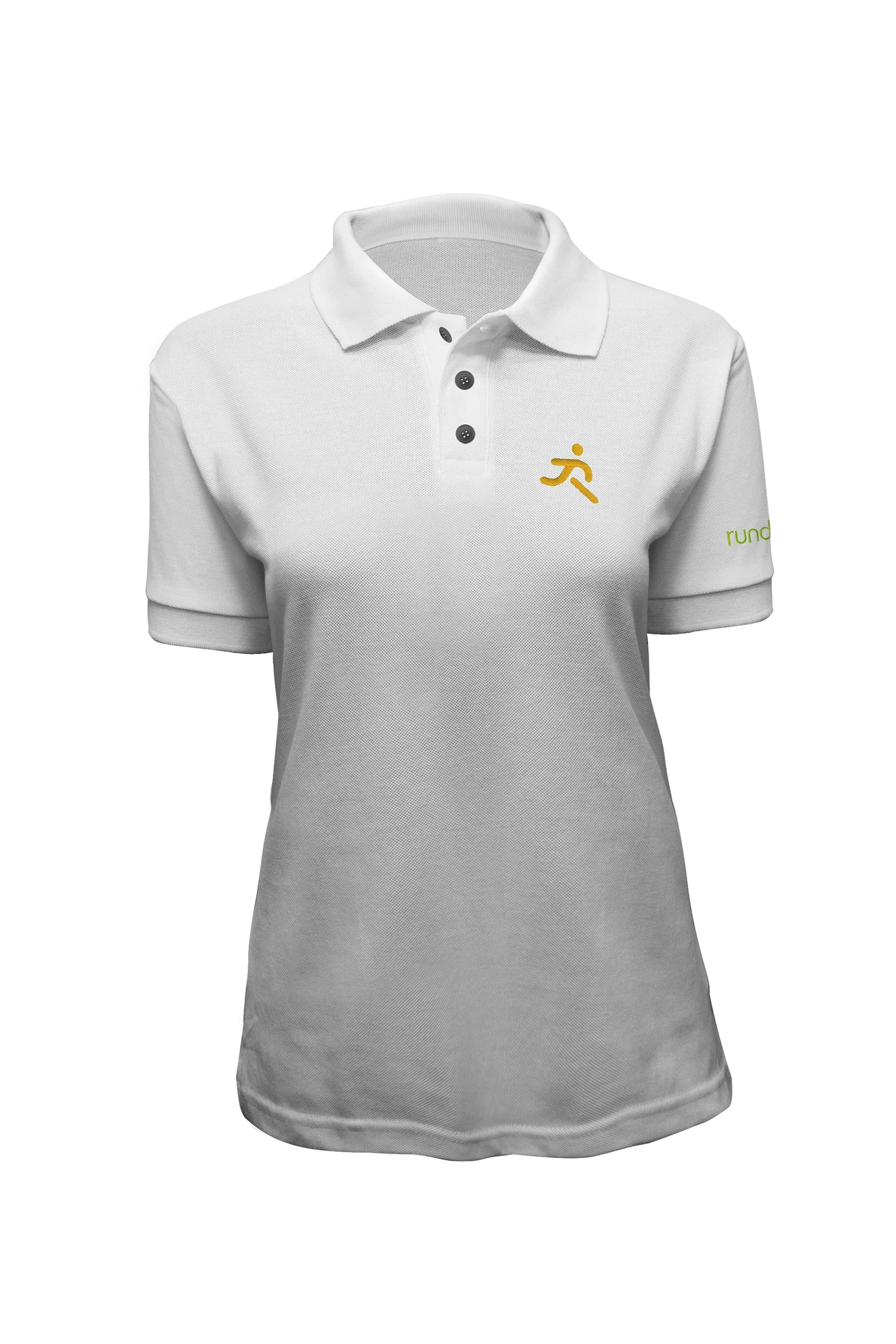 Runderful® brand embroidered logo polo shirt