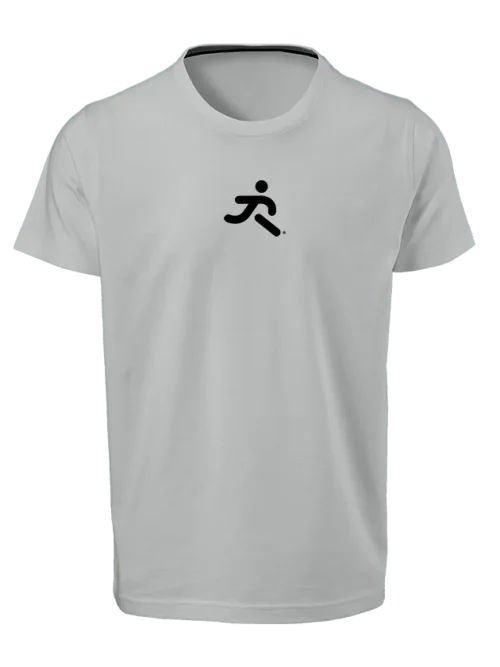 mall running R runderful® logo on front of tshirt