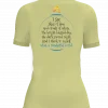 What a runderful world design on back polyester shirt