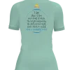 What a runderful world design on back polyester shirt