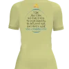 What a runderful world design on back polyester shirt