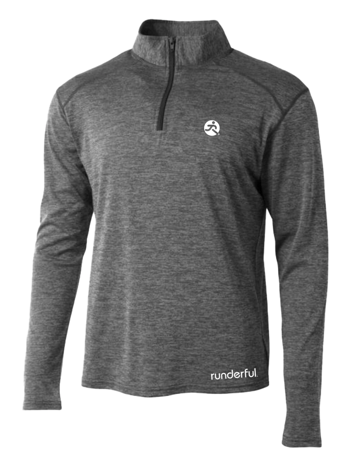 Runderful-Gray-Men-A4-Inspire-Quarter Zip