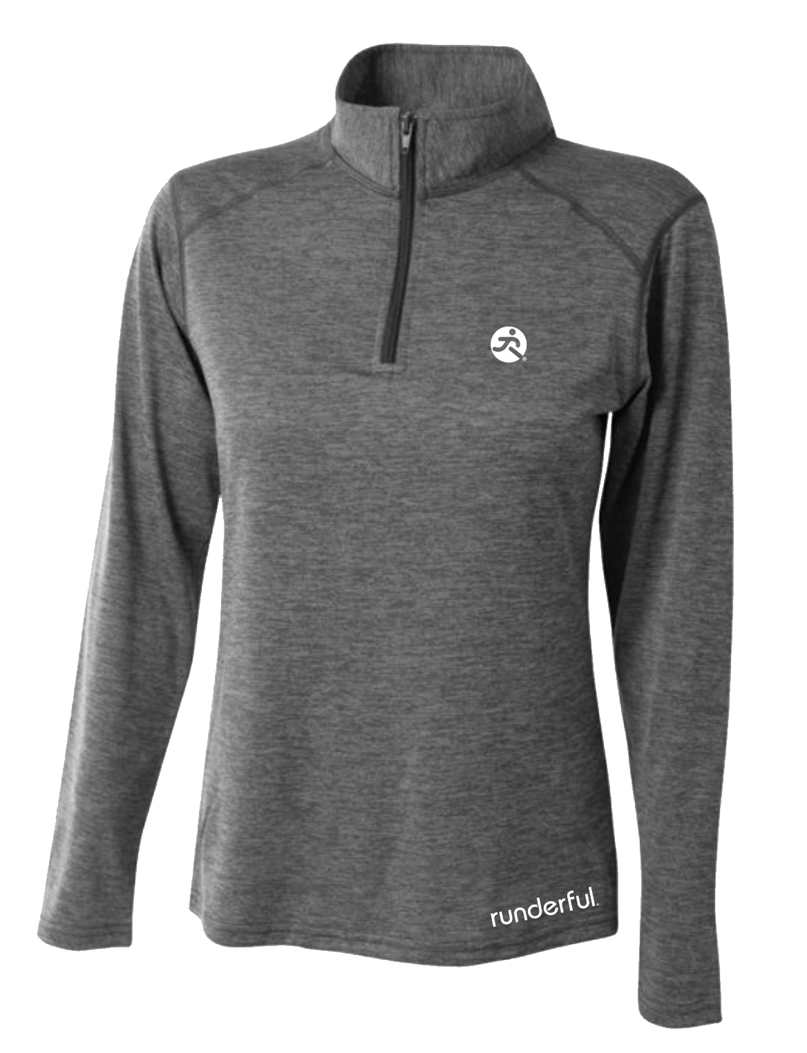 Runderful-Gray-Women-A4-Inspire-Quarter Zip