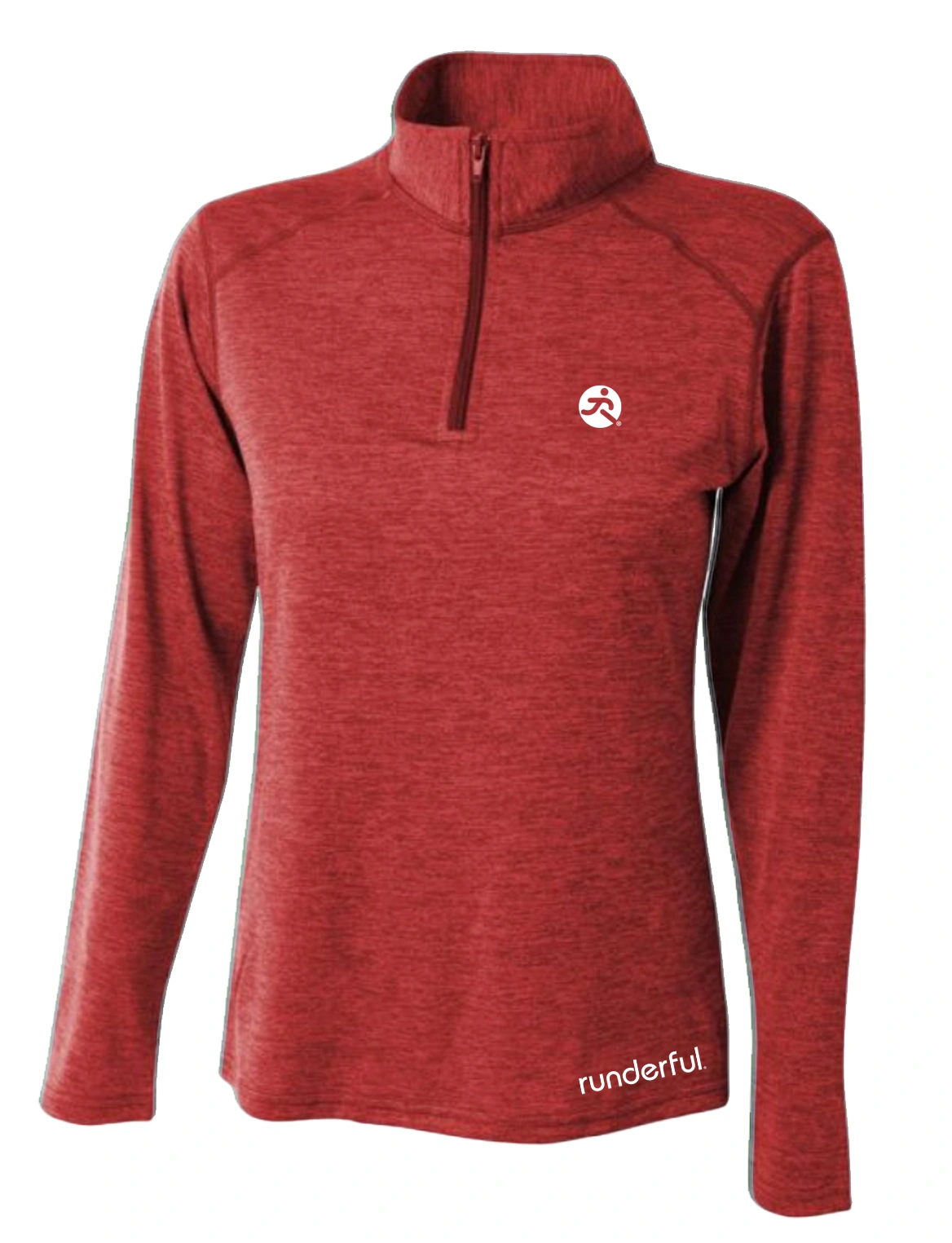 Runderful-Red-Women-A4-Inspire-Quarter Zip