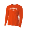 A4-N3165-Long Sleeve-Front-Athletic Orange-Performance