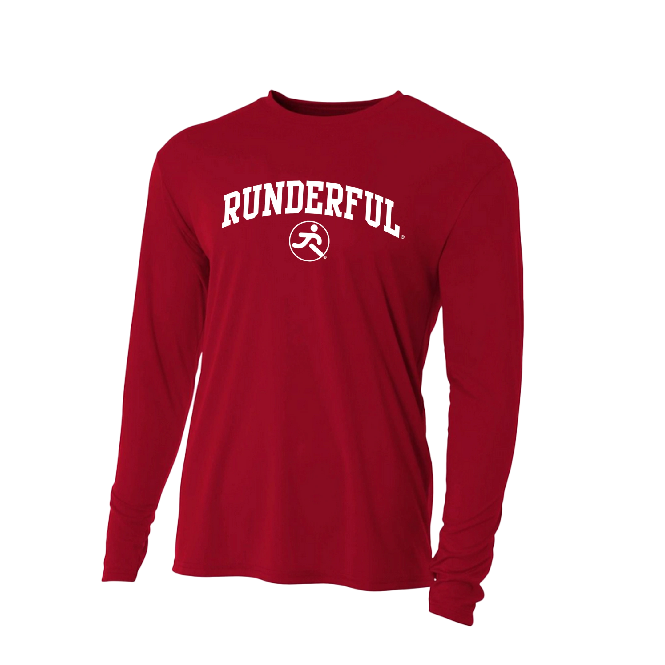 A4-N3165-Long Sleeve-Front-Cardinal-Performance