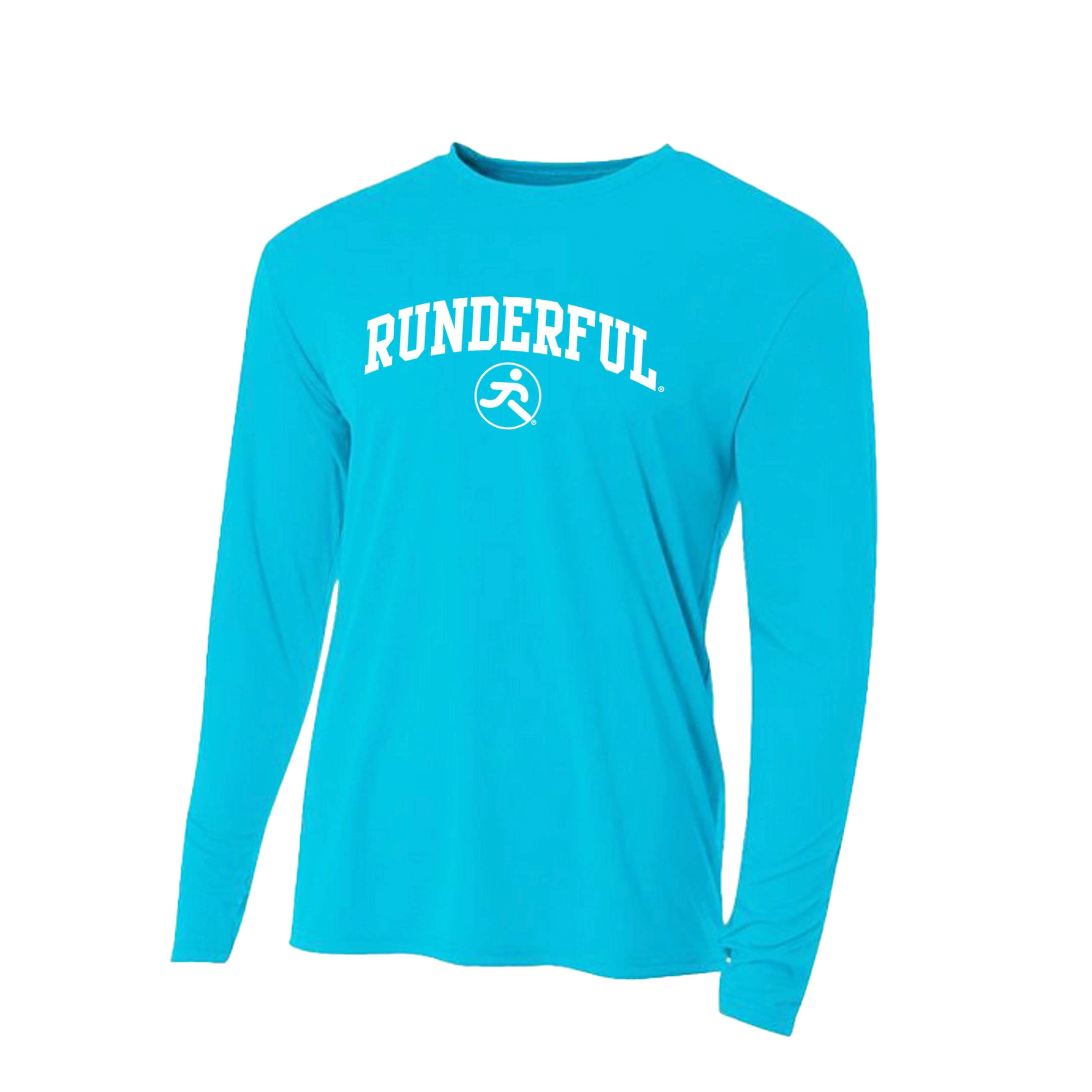 A4-N3165-Long Sleeve-Front-Electric Blue-Performance