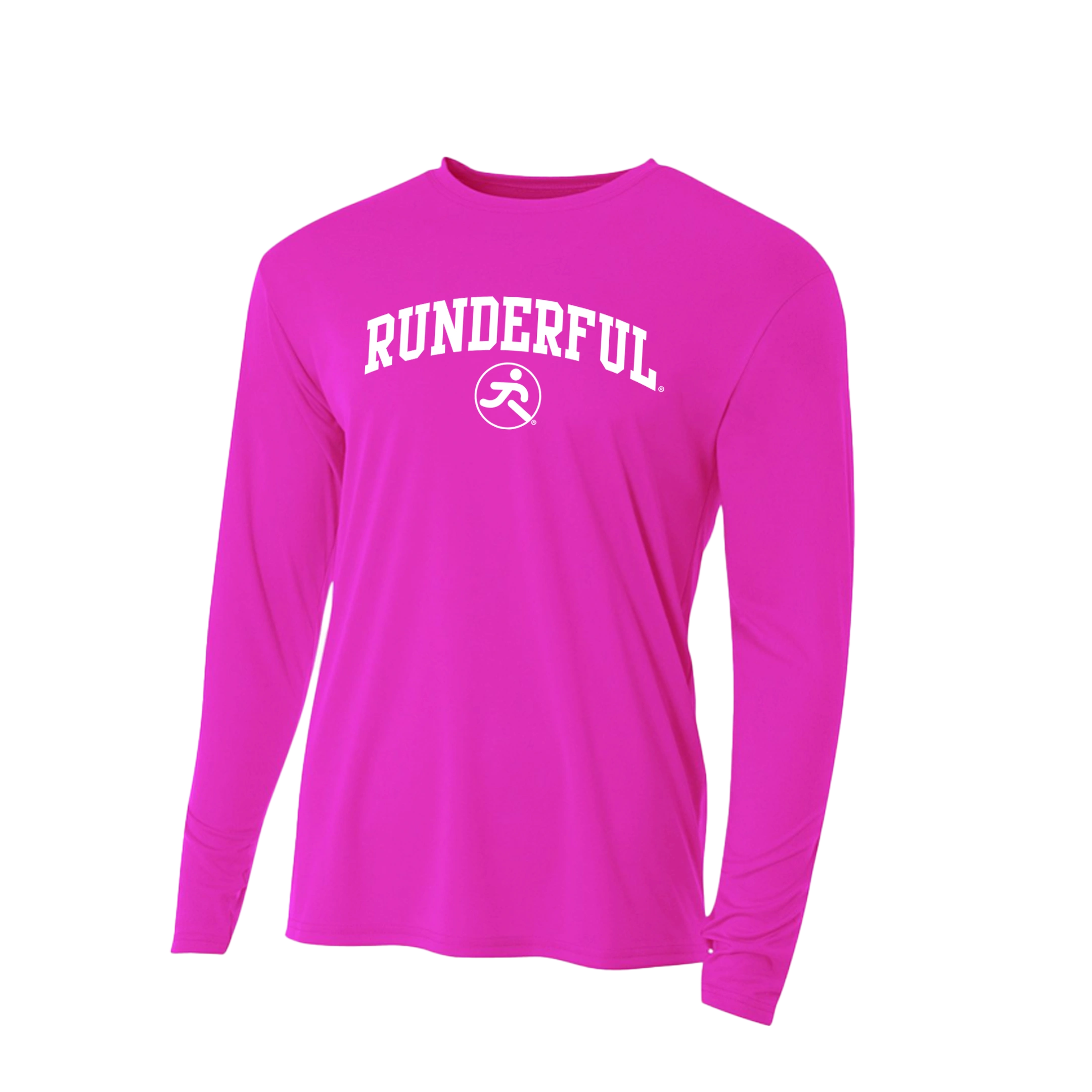 A4-N3165-Long Sleeve-Front-Fusia-Performance