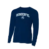 A4-N3165-Long Sleeve-Front-Navy-Performance
