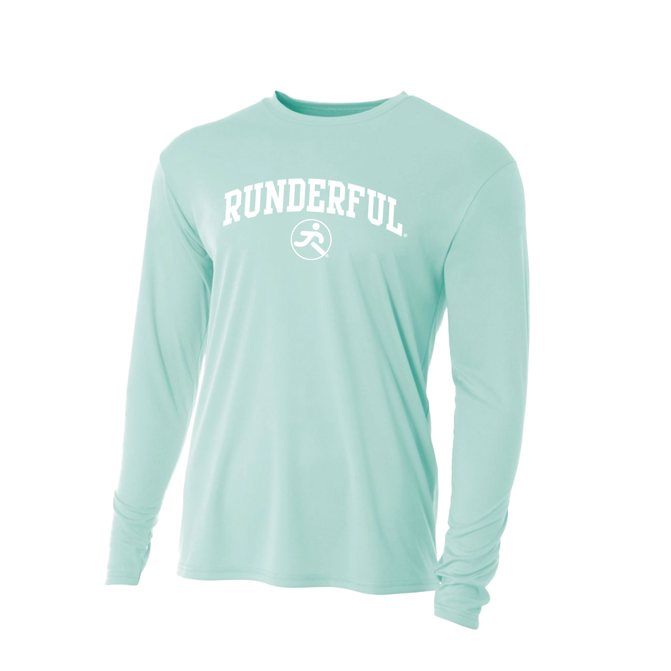 A4-N3165-Long Sleeve-Front-Pastel Mint-Performance