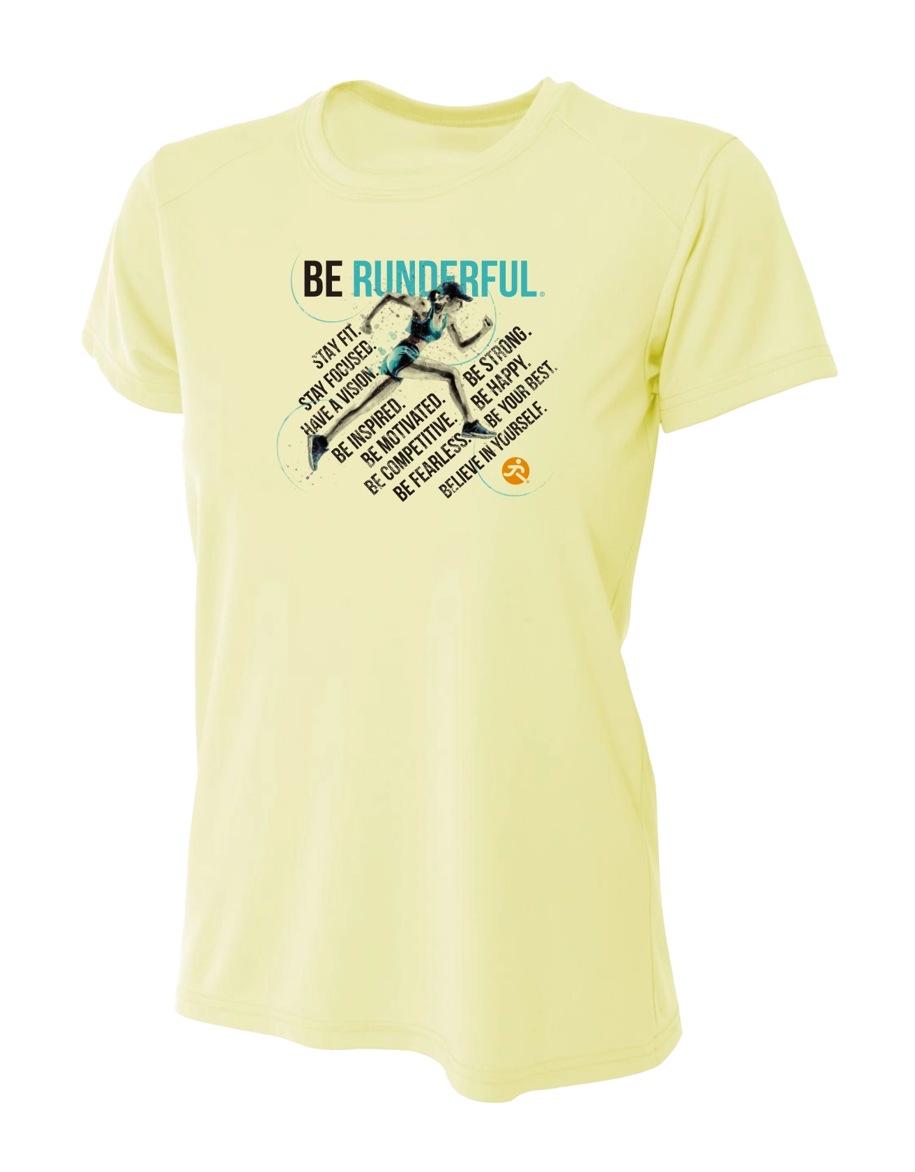 A4-Women--Be Runderful-Front-Light Yellow-NW3201
