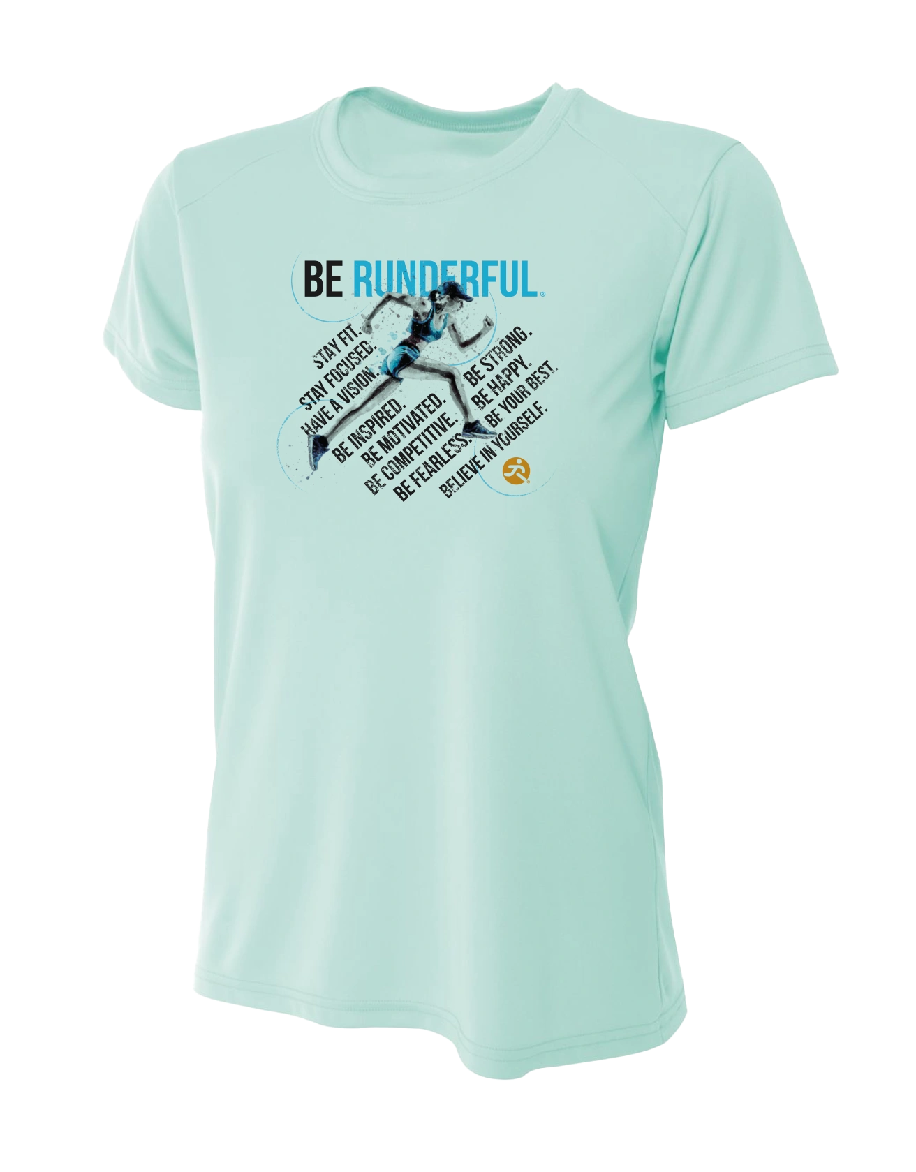 A4-Women--Be Runderful-Front-Pastel Mint-NW3201