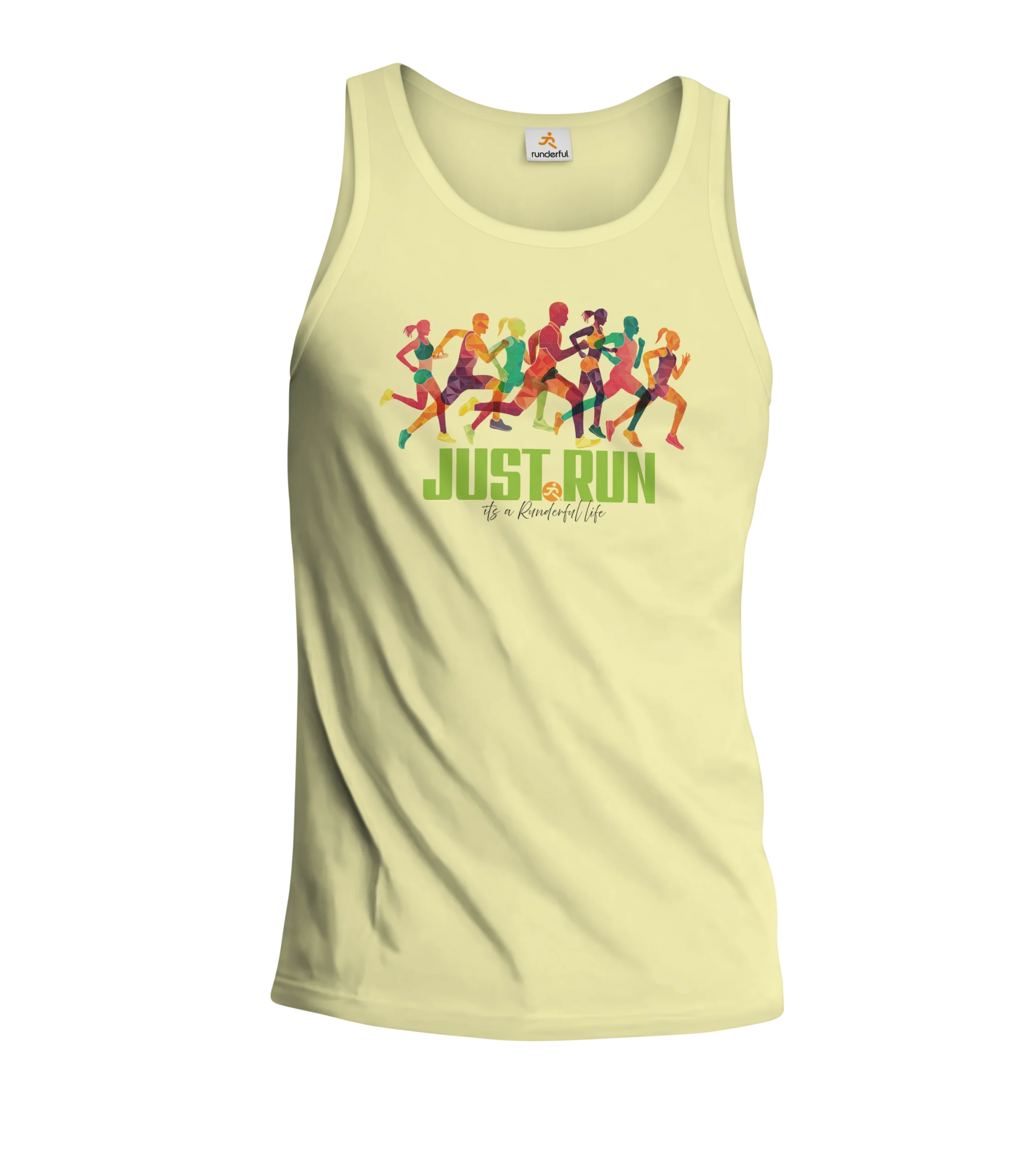 Just Run-Runderful-TankTop-Light Yellow