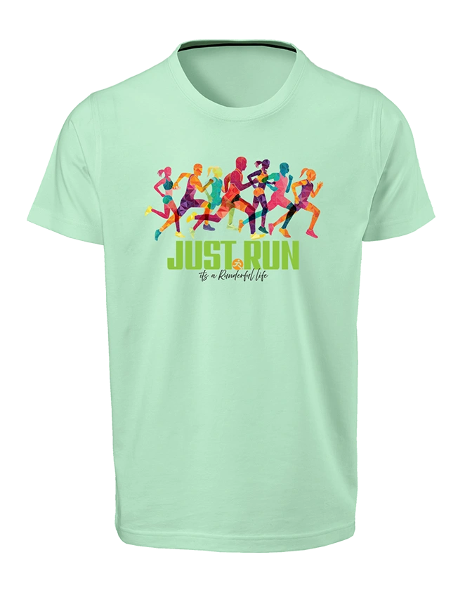 Just Run-Runderful®-T-Shirt -Light Green