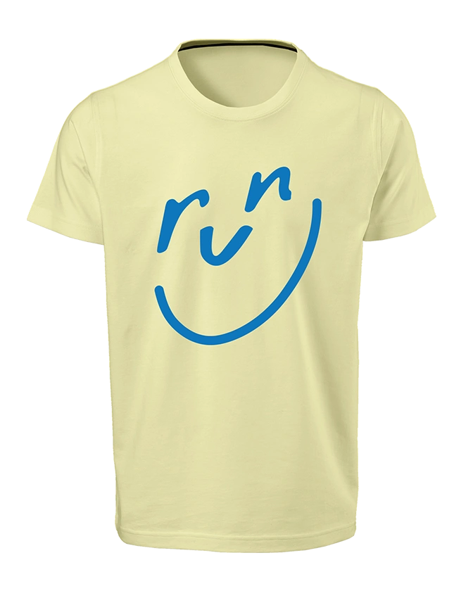 Run Smile-Runderful®-T-Shirt -Light Yellow