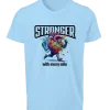 Stronger with Every Mile-Runderful®-T-Shirt-Light Blue